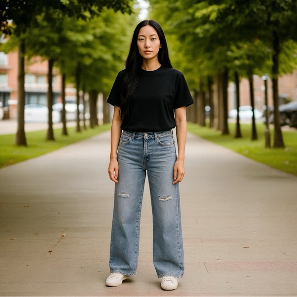 Sincerely Jules wide leg Jeans size 3/26 - Picture 1 of 4